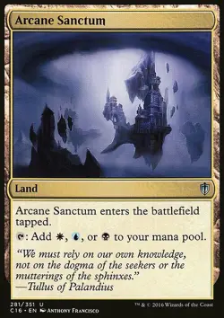 Magic the Gathering MTG Arcane Sanctum (281) Commander 2016 LP - Image 1