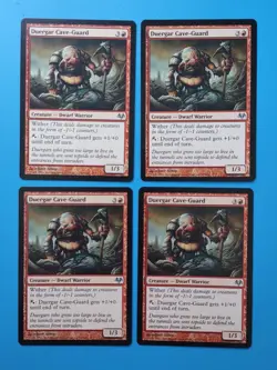 MTG 4x Duergar Cave Guard x4 LP Eventide Magic Playset - Image 1