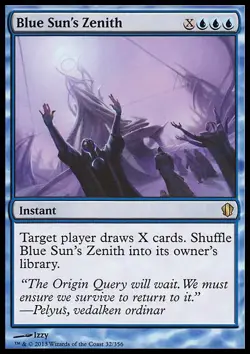 Magic the Gathering MTG Blue Sun's Zenith (32) Commander 2013 LP - Image 1