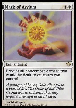 Magic the Gathering MTG Mark of Asylum (10) Conflux LP - Image 1