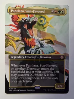 Pantlaza, Sun-Favored (Borderless) Commander: the Lost Caverns of Ixalan Foil - Image 1