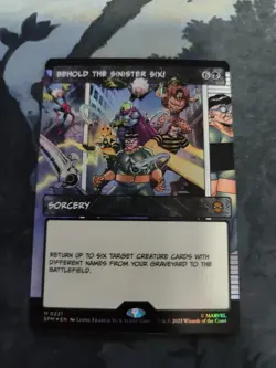 Behold the Sinister Six! (Borderless) Marvel's Spider-Man Foil - Image 1
