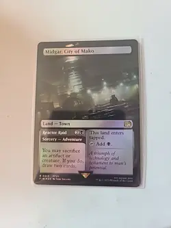 Midgar, City of Mako (Borderless) Final Fantasy Foil - Image 1