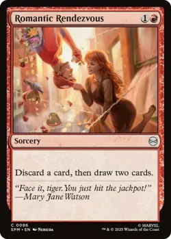 4x Romantic Rendezvous - Foil MTG Marvel's Spider-Man NM Magic Foil - Image 1