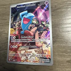 Team Rocket's Wobbuffet SVP 203 Pokemon TCG Destined Rivals - Image 1