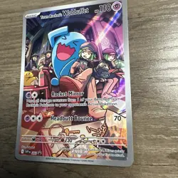 Team Rocket's Wobbuffet SVP 203 Pokemon TCG Destined Rivals - Image 2