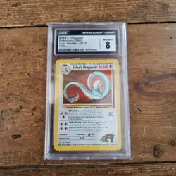 Pokemon TCG Erika's Dragonair Gym Heroes 4/132 Holo Unlimited Rare CGC 8 - Image 1