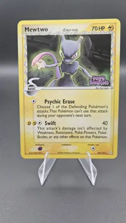 Mewtwo Delta Species 24/110 MP Reverse Holo Holon Phantoms Stamped Pokemon Card! - Image 1