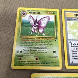 Pokemon WOTC Vintage Fossil Base Set 2 Non-Holo Rare Trading Card Lot of 6 - MP - Image 2