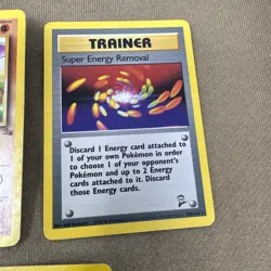 Pokemon WOTC Vintage Fossil Base Set 2 Non-Holo Rare Trading Card Lot of 6 - MP - Image 4