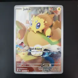 Pokemon TCG Joltik Paradox Rift Holo Card 196/182 Illustration Rare NM Free Ship - Image 2