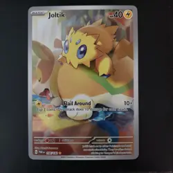 Pokemon TCG Joltik Paradox Rift Holo Card 196/182 Illustration Rare NM Free Ship - Image 3