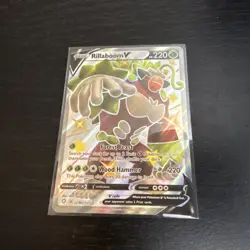 Rillaboom V SV105/SV122 Shining Fates Shiny Vault Ultra Rare Holo Pokemon TCG NM - Image 1