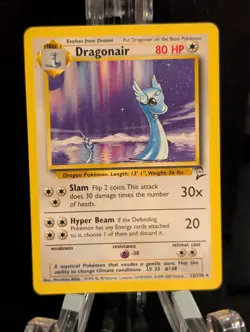 Pokemon Dragonair 22/130 Base Set 2 Non Holo Rare WOTC LP - Image 1