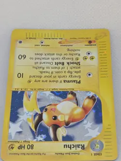 Raichu 025/165 Expedition Base Set Holo Rare Pokemon TCG Nintendo Pikachu LP - Image 4