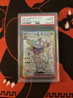 2025 POKEMON KOREAN SV-P PROMO #142 ESPEON EX SV8A - PSA 10 - ENGLISH SELLER - Image 1