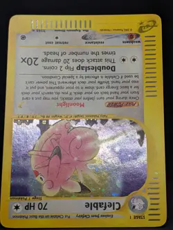 Clefable 007/165 Expedition Base Set Holo Ultra Rare Pokemon TCG Nintendo LP+ - Image 4