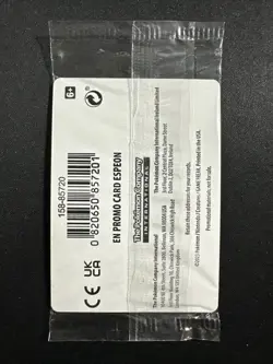 Espeon Best Buy Exclusive 086/197 Pokemon Obsidian Flames Stamped Sealed Promo - Image 2