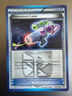 Hypnotoxic Laser #123 Plasma Storm Non Holo Pokemon 2012 Played - Image 1