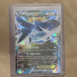 2015 LATIOS EX 58/108 Ultra Holo Rare Pokemon TCG XY Roaring Skies - Image 1