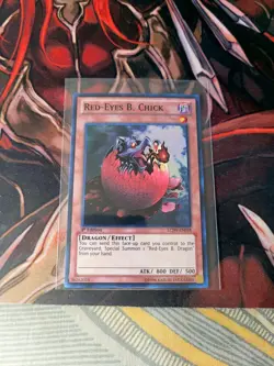 YUGIOH TCG RED-EYES B. CHICK LCJW-EN038 SUPER 1ST EDITION NM - Image 1