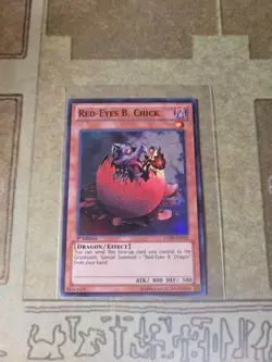 YUGIOH TCG RED-EYES B. CHICK LCJW-EN038 SUPER 1ST EDITION NM - Image 3