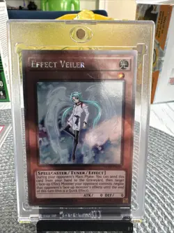 YuGiOh Effect Veiler NKRT-EN039 Platinum Rare LP Noble Knights Limited - Image 2