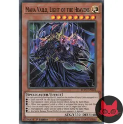 Yugioh Maha Vailo, Light of the Heavens BLVO-EN024 Super Rare 1st Edition NM - Image 1