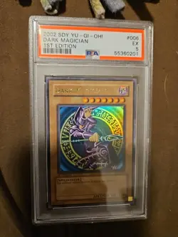 2002 Yu-Gi-Oh! Dark Magician SDY-006 1st Ed - PSA 5 - Image 1