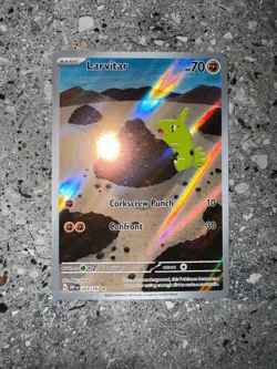 Pokemon TCG Cards Larvitar 203/197 Obsidian Flames Illustration Rare NM-M - Image 3