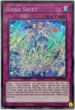 SESL-EN026 Rikka Sheet - Secret Rare 1st Edition Near Mint YuGiOh Card - Image 1