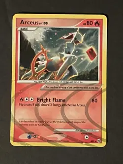 ARCEUS LV.100 AR3 - Holo Rare Platinum Arceus Expansion 2009 Pokemon Card TCG LP - Image 1