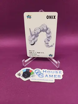 KFC Pokemon Onix Onyx 95 Mini Card 1998 Applause Nintendo China Promo *CCGHouse* - Image 1