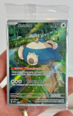 Pokemon TCG Snorlax 051 Scarlet & Violet 151 Promo Card SEALED [X3] (Lot 2) - Image 3