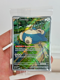 Pokemon TCG Snorlax 051 Scarlet & Violet 151 Promo Card SEALED [X3] (Lot 2) - Image 4