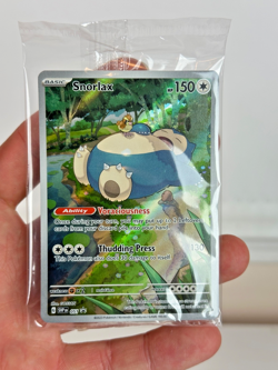 Pokemon TCG Snorlax 051 Scarlet & Violet 151 Promo Card SEALED [X3] (Lot 2) - Image 5