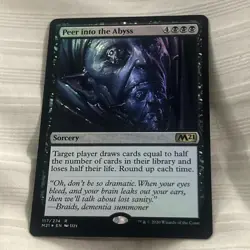 Peer into the Abyss (Foil, #117, NM) Core Set 2021 (M21), MTG - Image 2