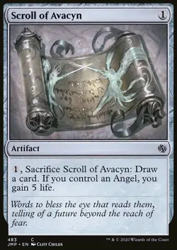 Magic the Gathering MTG Scroll of Avacyn (483) Jumpstart NM - Image 1