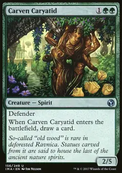 Magic the Gathering MTG Carven Caryatid (156) Iconic Masters LP - Image 1