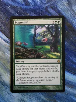**Scapeshift** 2008 Morningtide Rare LP Magic The Gathering mtg - Image 1