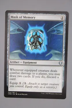 Commander Legends #324 Mask of Memory MTG Regular - Image 1