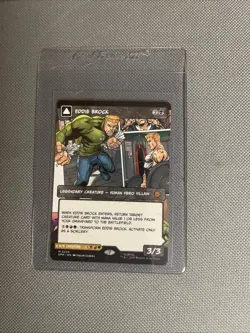 Eddie Brock MINT Borderless 224 Marvel’s Spider-Man SPM MTG Mythic Unplayed M/NM - Image 1