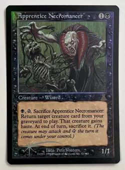 MTG APPRENTICE NECROMANCER (Foil) Urza's Destiny (OldManMTG 002-774) - Image 1