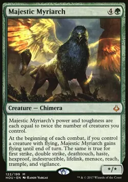 Magic the Gathering MTG Majestic Myriarch (122) Hour of Devastation LP - Image 1
