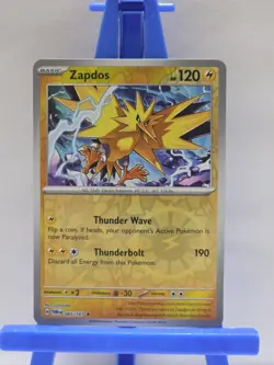 Zapdos 065/167 Reverse Holo Scarlet & Violet Twilight Masquerade Pokemon - Image 1