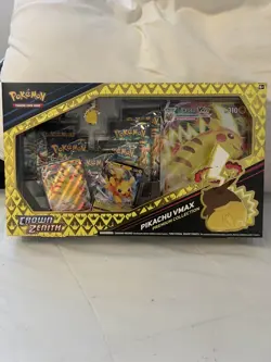 Pokemon TCG Sword & Shield Game Crown Zenith Pikachu VMAX Special Collection Box 820650851889 - Image 1