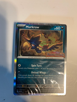 Pokemon Sealed Murkrow Deck Paldea Evolved Build and Battle - Image 1