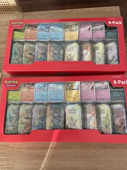 Pokemon TCG: Scarlet & Violet - Prismatic Evolutions Mini Tin Lot of 2 New - Image 1