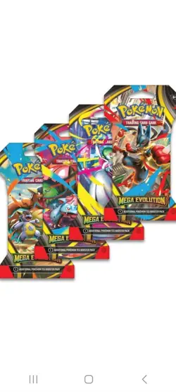 Pokemon Mega Evolution Sleeved Booster Pack Set of 4 FAST FREE SHIP! - Image 1