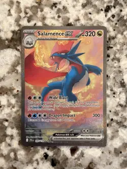 Pokemon TCG Journey Together Salamence EX #187/159 Special Illustration Rare - Image 1